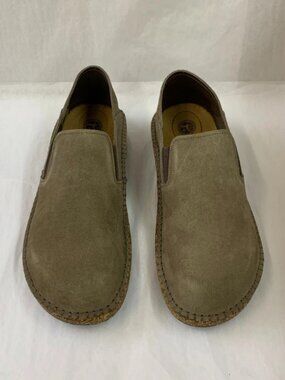 Birkenstock Callan Gray Taupe Suede Leather Narrow Width Shoe